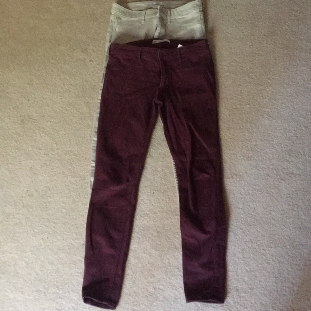 2 Pairs of Abercrombie and Fitch Skinny Jeans